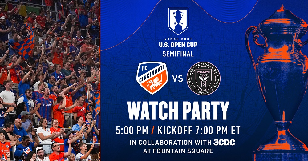 Inter Miami CF to Visit FC Cincinnati on August 23 in the Lamar Hunt U.S.  Open Cup Semifinals